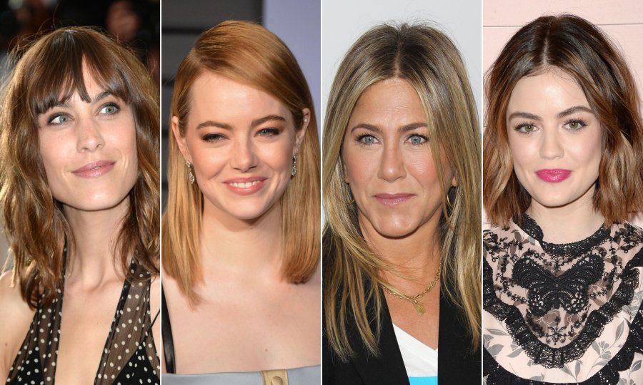 Alexa Chung, Emma Stone, Jennifer Aniston i Lucy Hale