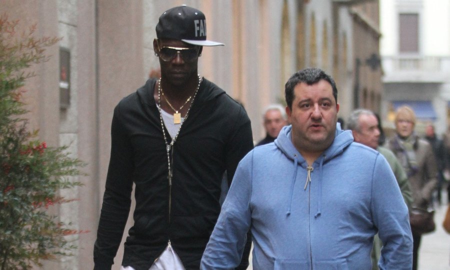 Mario Balotelli i Mino Raiola