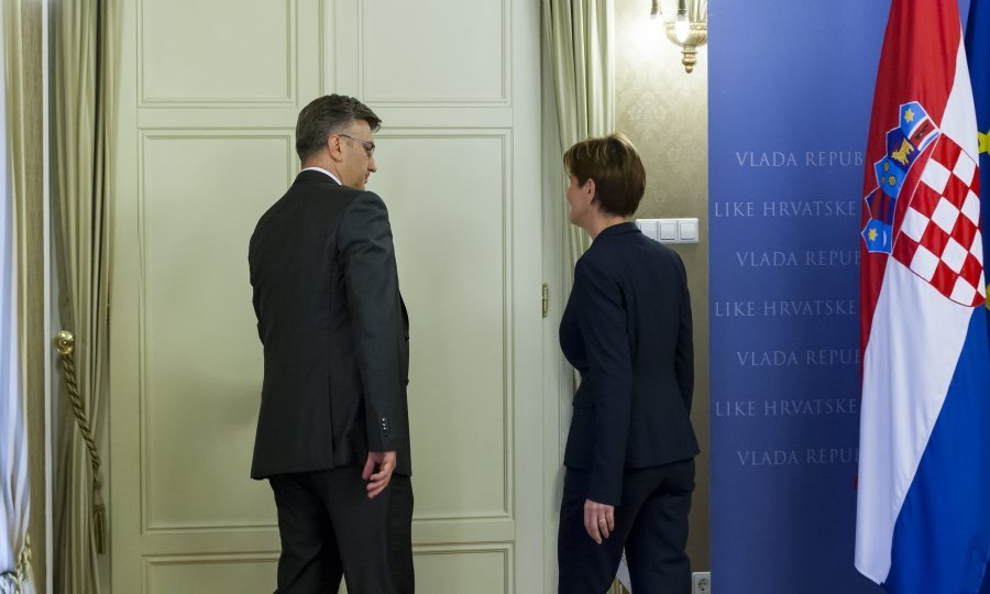 Odlazak Martine Dalić iz Banskih dvora, posljednji put