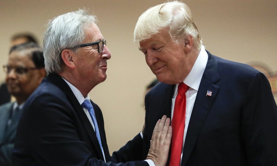 Jean Claude Juncker i Donald Trump