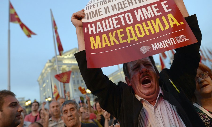 Prosvjed u Makedoniji