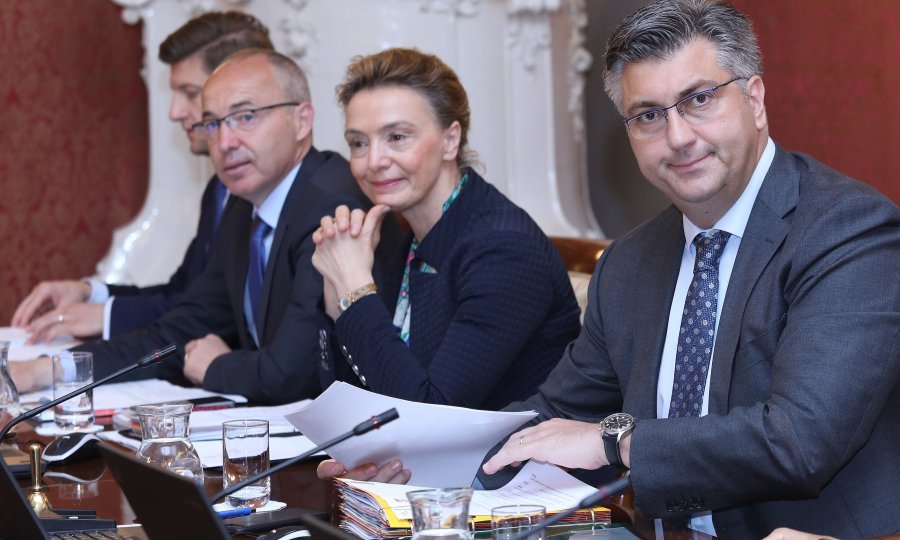 Damir Krstičević, Marija Pejčinović Burić i Andrej Plenković