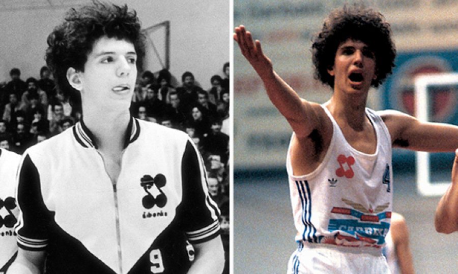 Drazen in the jersey of Sibenik where he started his career
