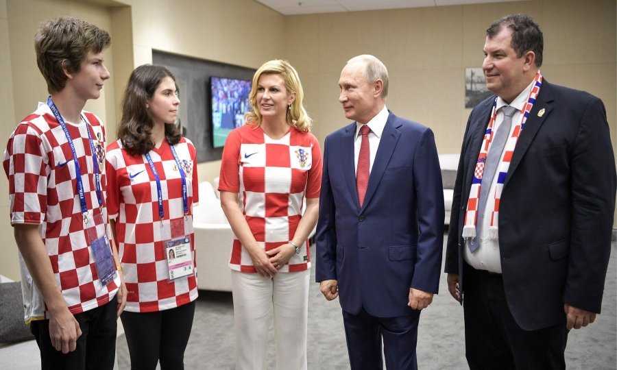 Kolinda Grabar Kitarović s obitelji kod predsjednika Ruske Federacije Vladimira Putina