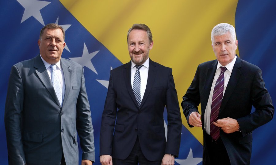 Milorad Dodik, Bakir Izetbegović i Dragan Čović