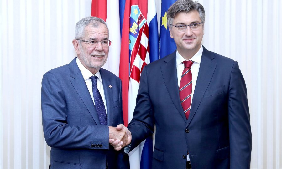 Andrej Plenković se sastao s predsjednikom Austrije Alexanderom Van der Bellenom