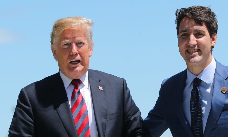 Donald Trump, Justin Trudeau