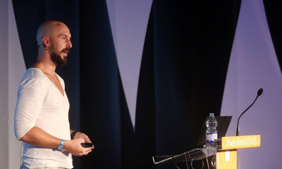 Davor Rostuhar na ovogodišnjem Weekend Media Festivalu