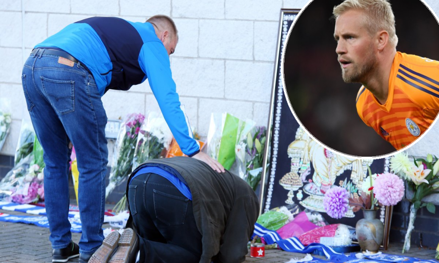 Cvijeće i suze za poginule i Kasper Schmeichel