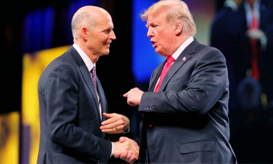 Rick Scott, Donald Trump