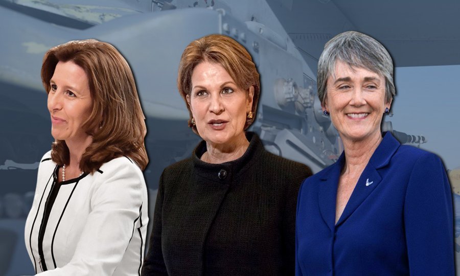 Kathy Warden, Marillyn Hewson, Heather Wilson