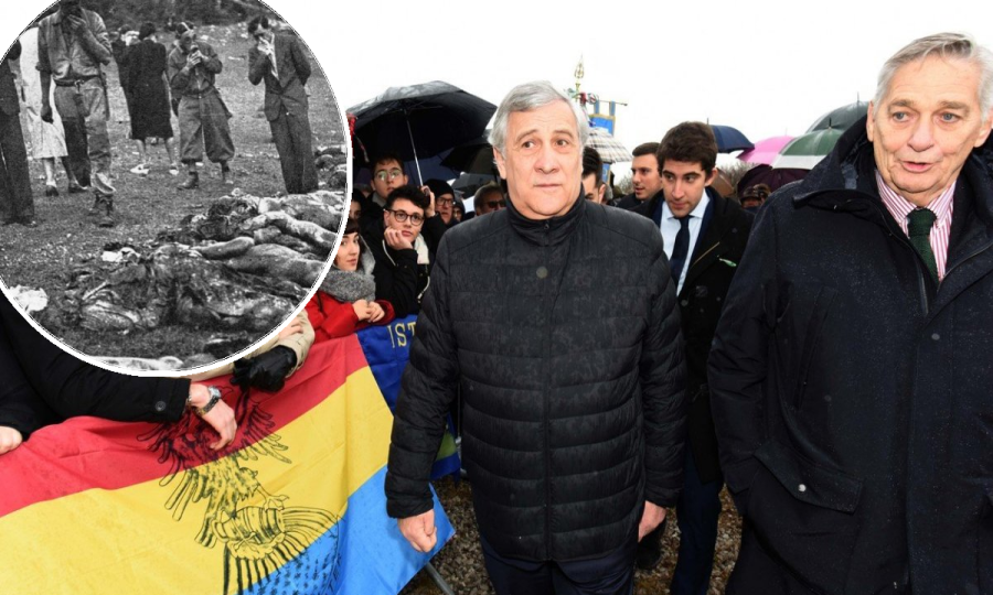 Antonio Tajani; tijela iz jame Golji nedaleko od Labina