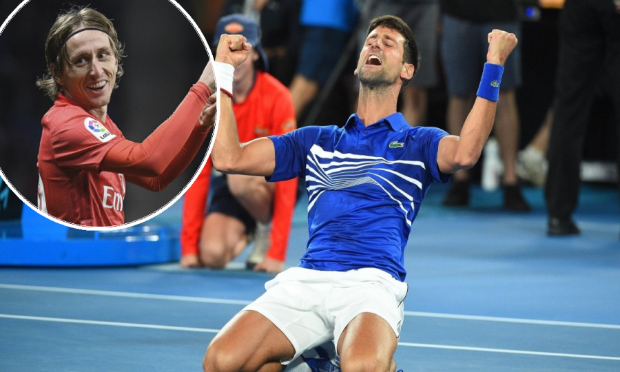 Luka Modrić i Novak Đoković