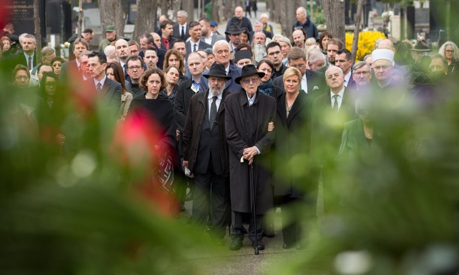 Vrh države uz predstavnike Židovske općine Zagreb na komemoraciji povodom Dana sjećanja na žrtve holokausta