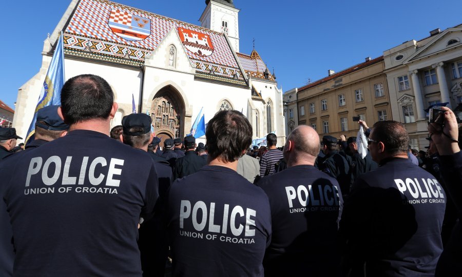 Ilustracija / prosvjed policijskih službenika