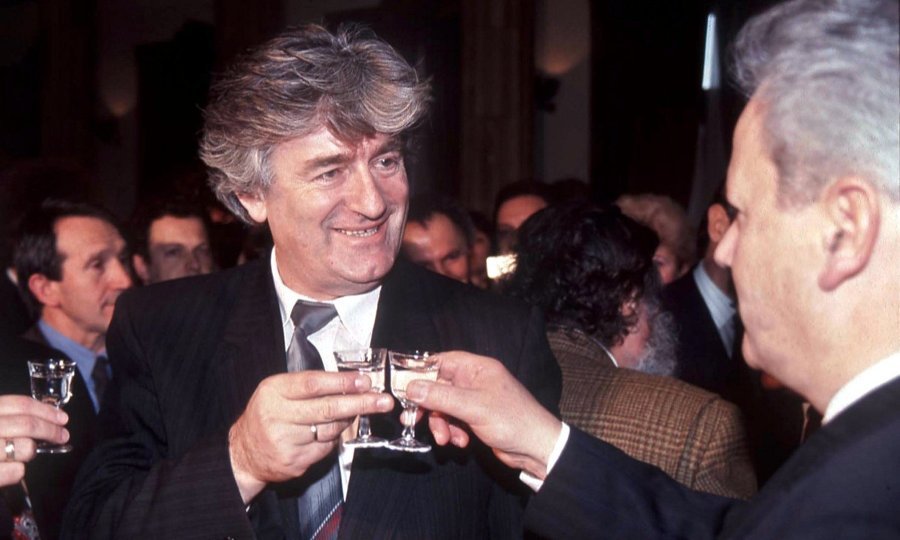 Radovan Karadžić i Slobodan Milošević
