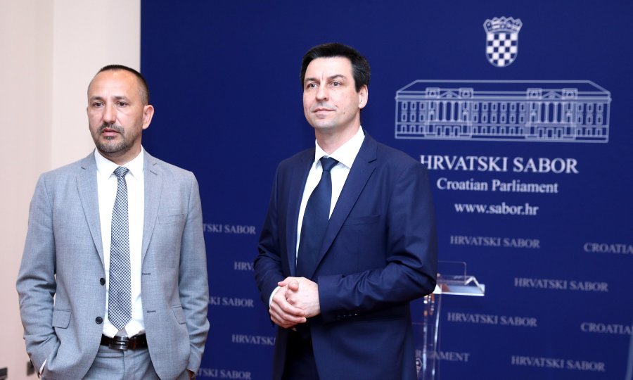Hrvoje Zekanović i Ladislav Ilčić, čelnici Hrasta