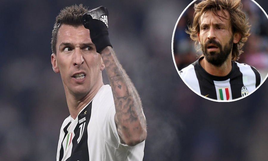Mario Mandžukić i Andrea Pirlo