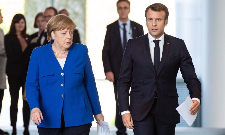 Angela Merkel i Emmanuel Macron