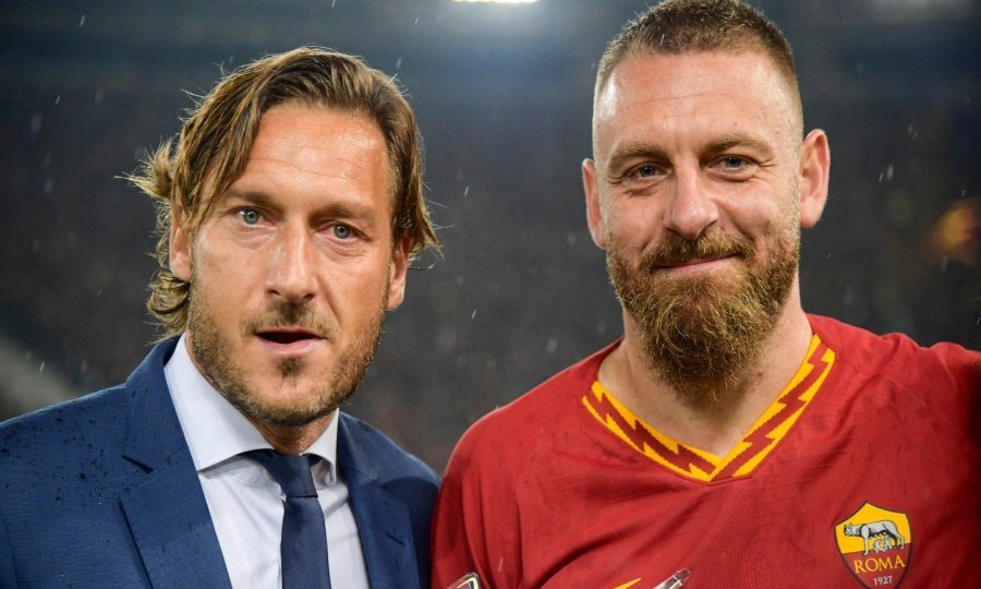 Daniele De Rossi (desno) i Francesco Totti