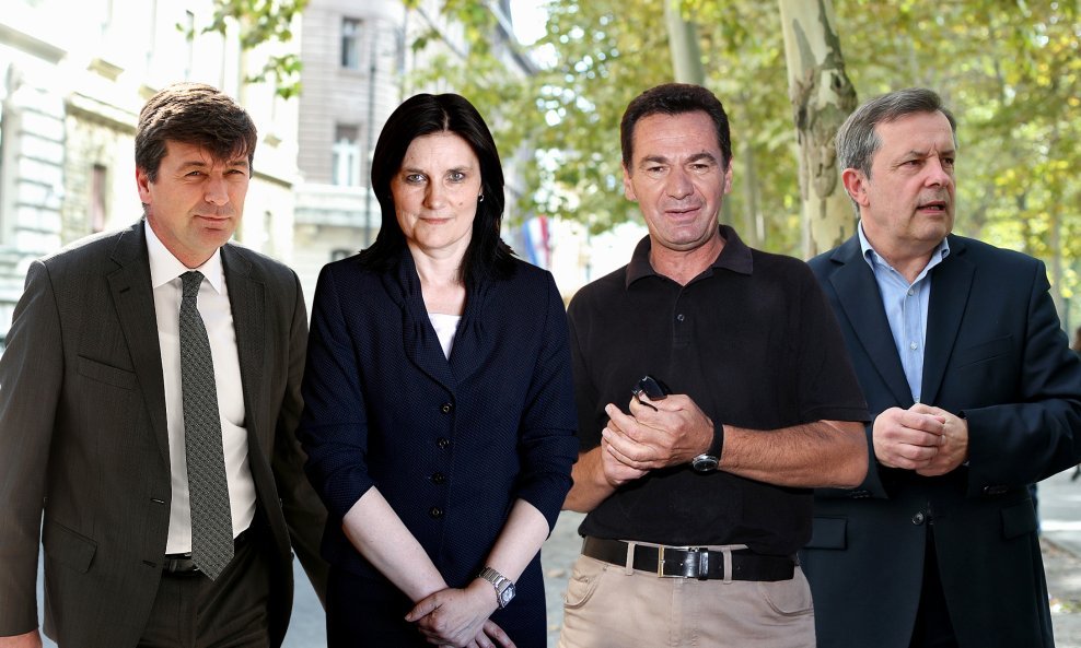 Suci Damir Romac, Melita Avedić, Branko Ivić i Krešimir Devčić