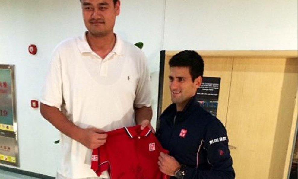 Yao Ming Novak Đoković