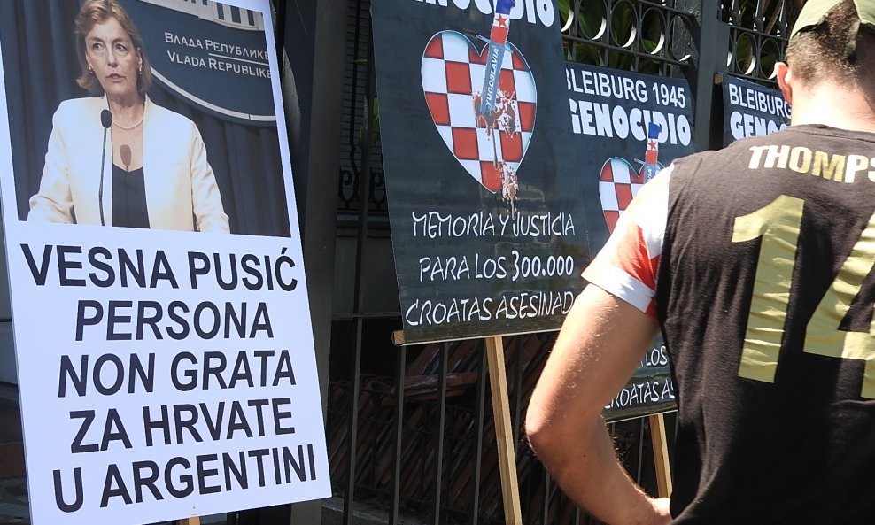 Prosvjed argentinskih Hrvata