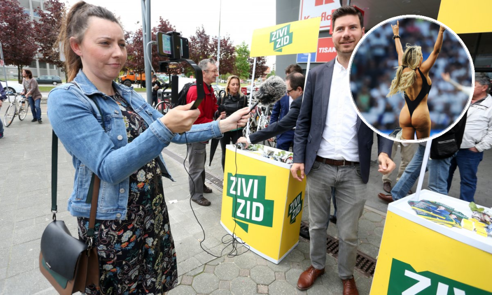 Vladimira Palfi, Ivan Pernar, Kinsey Wolanski (u krugu)