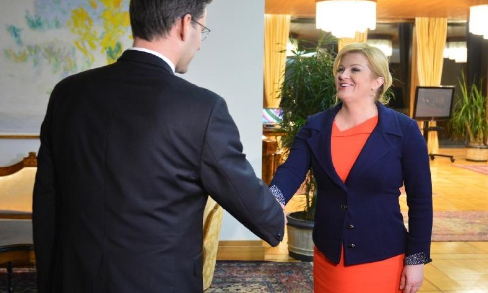 Božo Petrov i Kolinda Grabar Kitarović