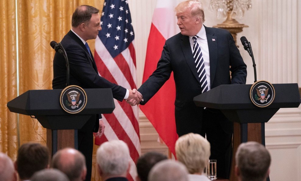 Andrzej Duda i Donald Trump