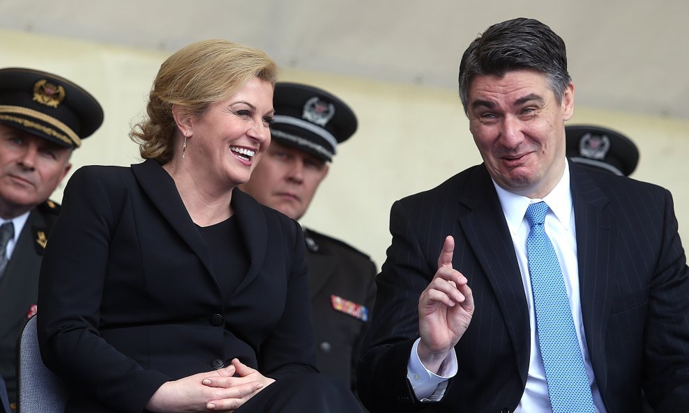 Kolinda Grabar Kitarović i Zoran Milanović