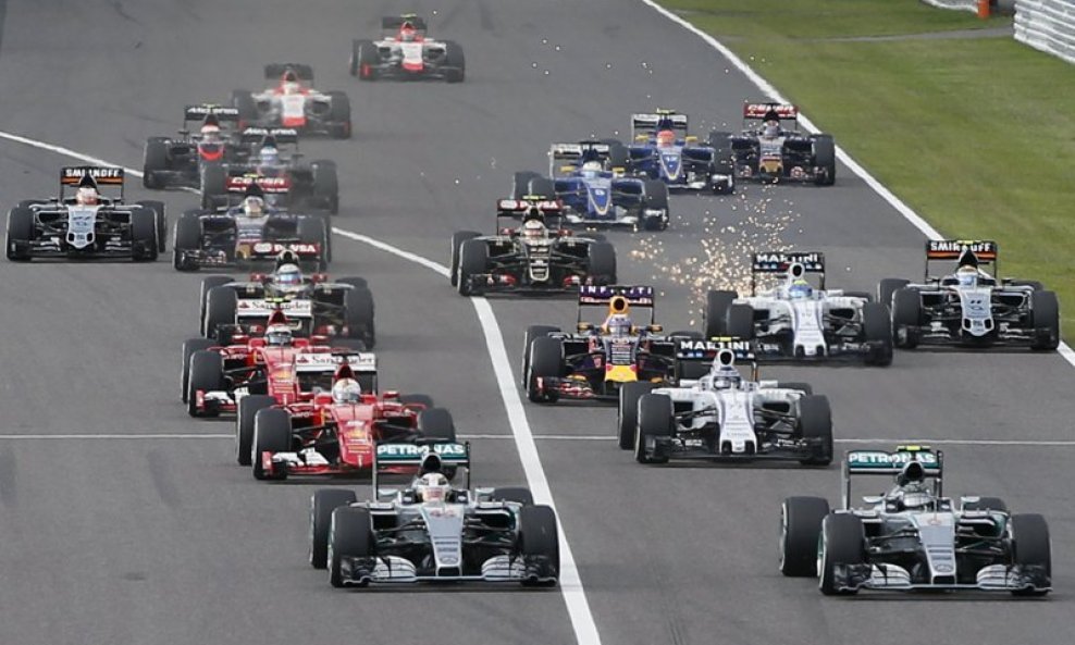 Formula 1 - start - Suzuka