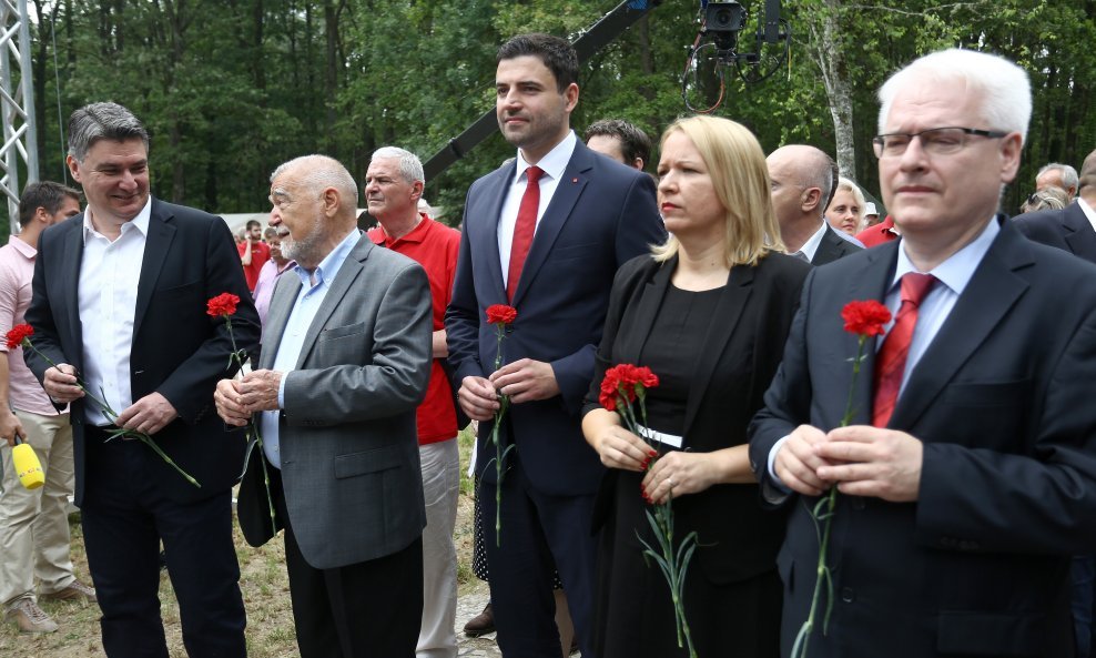 Zoran Milanović, Stipe Mesić, Davor Bernardić, Kristina Ikić Baniček, Ivo Josipović