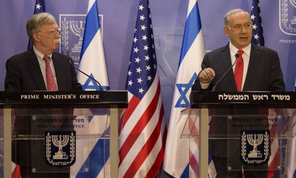 John Bolton i Benjamin Netanyahu