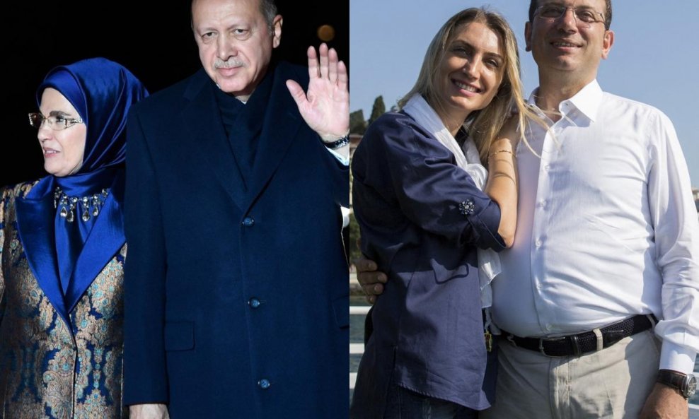 Emine i Recep Tayyip Erdogan / Dilek i Ekrem Imamoglu