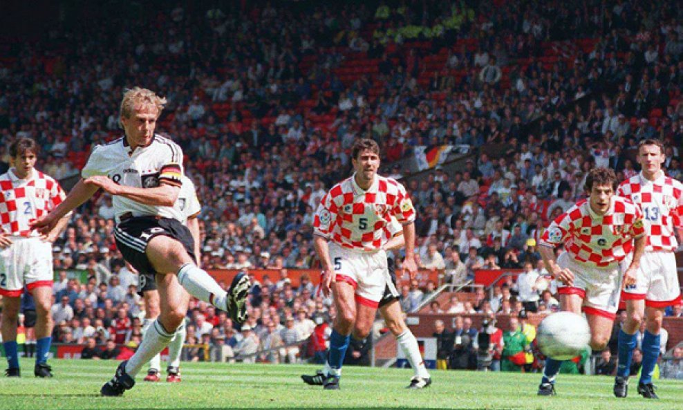 KLINSMANN Njemačka Hrvatska Euro 1996