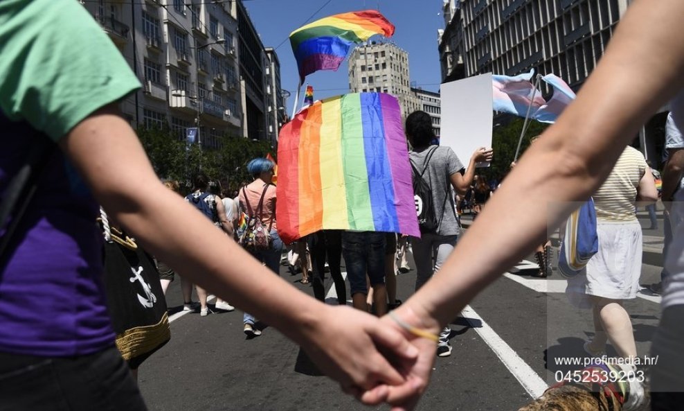 Današnji Gay Pride u Beogradu