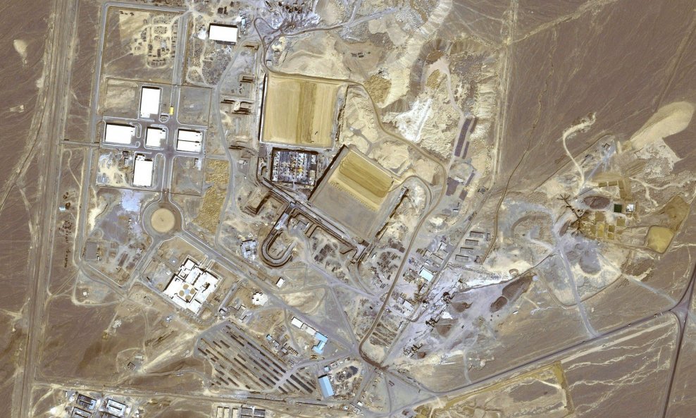 Satelitska snimka postrojenja za obogaćivanje urana u Natanzu, Iran