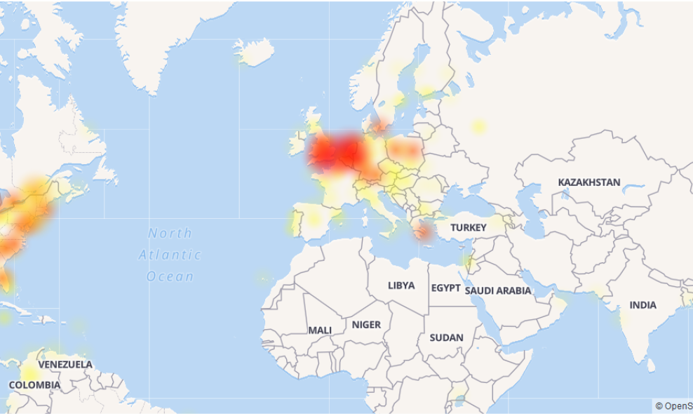 Facebook i Instragram masovno padaju u zapadnoj Europi