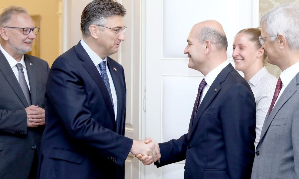 Andrej Plenković i Suleyman Soylu