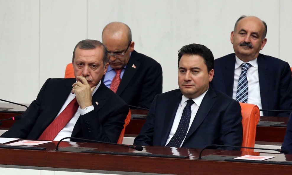 Recep Tayyip Erdogan i Ai Babacan iz vremena suradnje