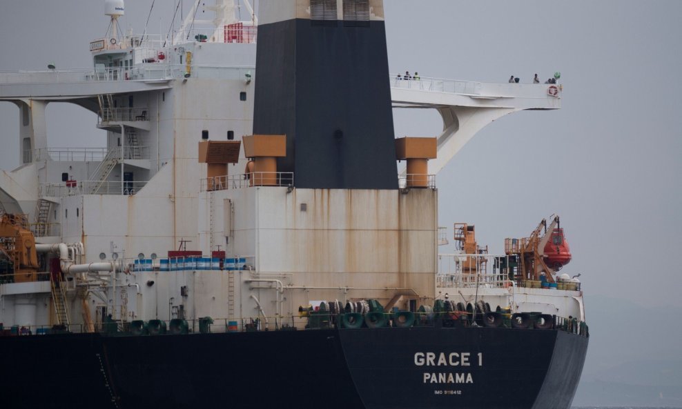 Zadržani tanker Grace 1 u vodama kod Gibraltara