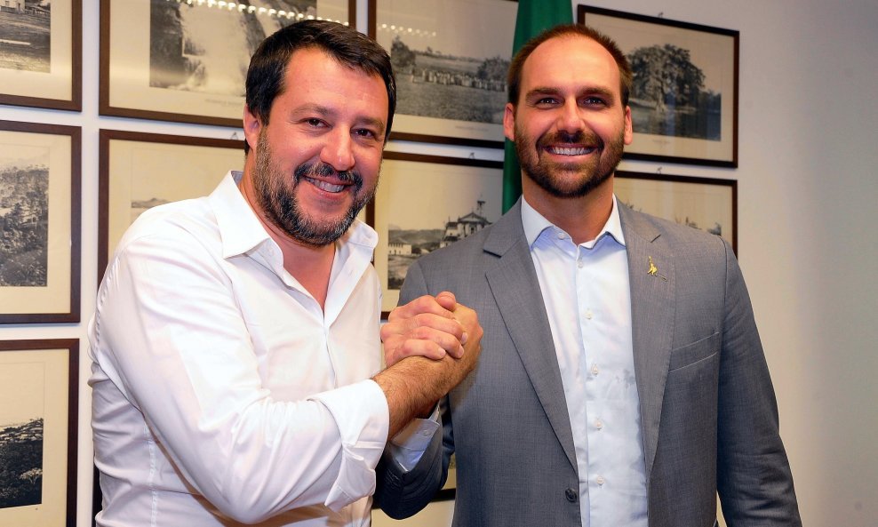 Mateo Salvini i Eduardo Bolsonaro