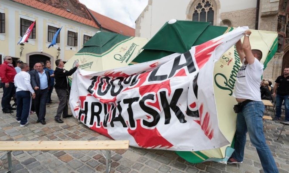 Branitelji najavljuju podizanje šatora na Markovom trgu  (8)