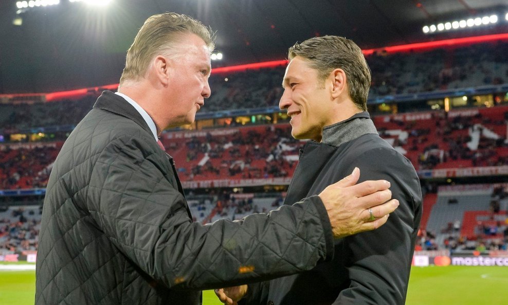 Louis van Gaal i Niko Kovač snimljeni 2018. godine u Amsterdamu
