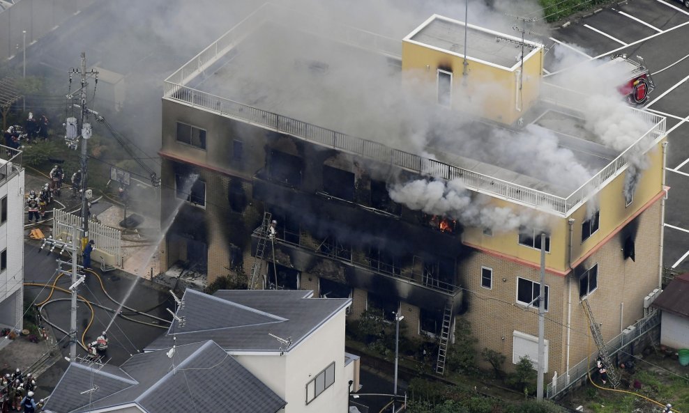 Kyoto požar u studiju za animaciju