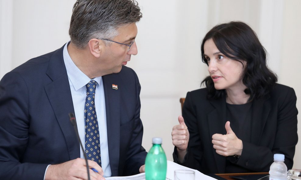 Andrej Plenković, Marija Vučković