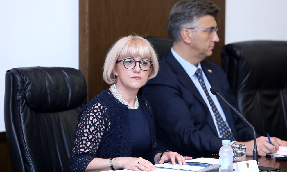 Vesna Bedeković i Andrej Plenković