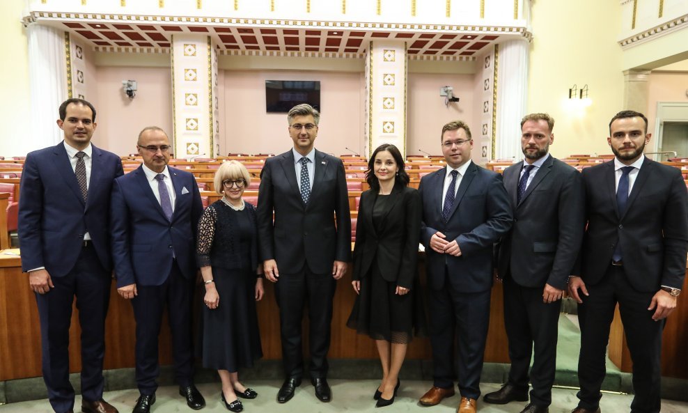 Ivan Malenica, Gordan Grlić Radman, Vesna Bedeković, Andrej Plenković, Marija Vučković, Marko Pavić, Mario Banozić, Josip Aladrović