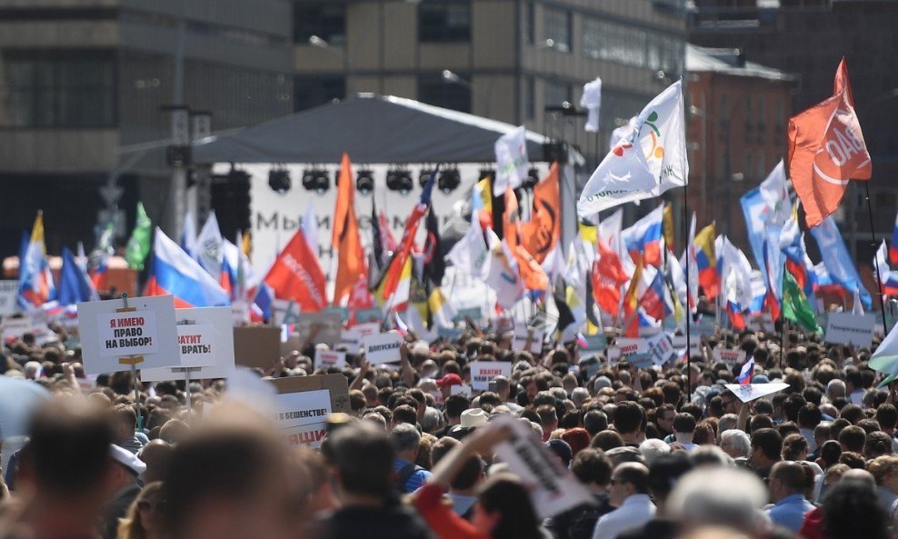 Prosvjed protiv Putina u Moskvi